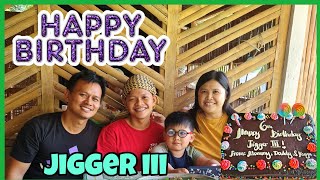 SIMPLE BIRTHDAY CELEBRATION JIGGER III 6TH BIRTHDAY CELEBRATION WITH FAMILY AND FRIENDS [upl. by Nilkcaj192]