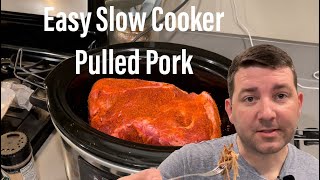 Easy Slow Cooker Pulled Pork [upl. by Peddada430]