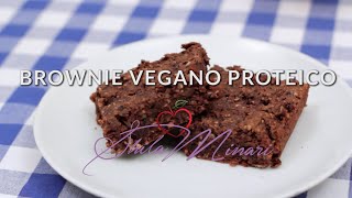 Receita de Brownie Vegano Proteico [upl. by Jandy589]