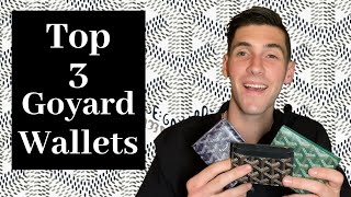 TOP 3 GOYARD WALLETS [upl. by Nurav]