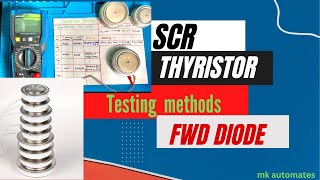 Scr  thyristor  power diode  free wheeling diode testing  scr thyristor in hindielectronics [upl. by Ellenrahc]