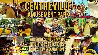 Centreville Amusement Park  Toronto Island  Centre Island All Rides in Centreville Amusement Park [upl. by Blanka]