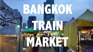 Train market  Best market in Bangkok [upl. by Dhiren]