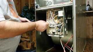 How to install a Replacement CES0110057xx Series Carrier Furnace Control Boardmov [upl. by Hevak]