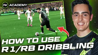 BEST WAY TO USE R1RB DRIBBLING ON FC24  FUTWIZ Academy [upl. by Aschim]