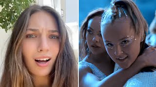 Maddie Ziegler REACTS to JoJo Siwa’s ‘Karma’ Music Video [upl. by Ahsel]