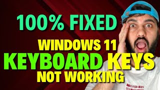 Fix Windows 11 Keyboard Keys not Working [upl. by Notsud157]