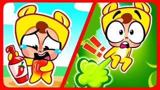 Why Do We Burp And Fart 💩 Fart Family💨🤣 Kids Songs [upl. by Eilrebmik]