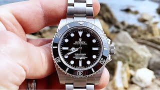 Rolex Submariner 114060 Watch Review [upl. by Ilenay]