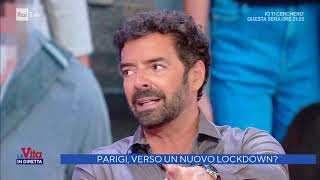 Rischio lockdown La Vita in Diretta 05102020 [upl. by Feucht838]