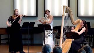 Bohuslav Martinu  Promenades by Borealis Trio flute violin harp [upl. by Russon256]