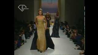 Herve Leger  Fall Winter 19951996  RTW Show ft Eva Herzigova FashionTV [upl. by Aivilo]