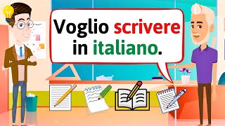 MIGLIORA IL TUO ITALIANO Come scrivere in italiano  Impara litaliano  LEARN ITALIAN [upl. by Anelej]