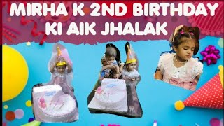 Mirha k 2nd Birthday ki aik jhalak Mirha ka 2nd Birthday ytvideoviralvideo [upl. by Anibor]