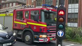 BULLHORN Norfolk Fire amp Rescue Service  Sprowston P1 RP Spare 02reg responding [upl. by Assirrak359]