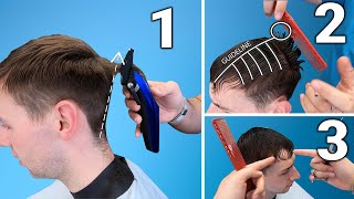 Basic Mens Haircut  Step by Step Guide [upl. by Eerat131]