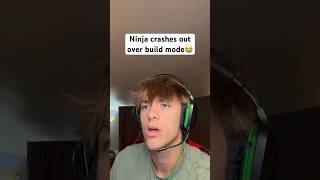 Ninja when he gets asked to play build mode😧 skits ninja fortnite meme [upl. by Binnings158]