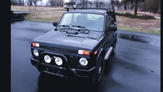 LADA URBAN 4X4 BLACK STYLING TUNING [upl. by Lebatsirc]