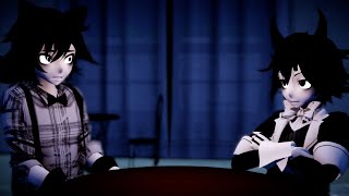 MMDBendy I blink at the waiter in morse code [upl. by Savell548]