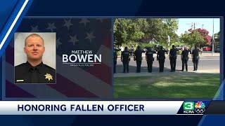 Service details announced for fallen Vacaville officer [upl. by Illom]