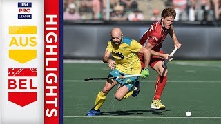 Australia v Belgium  Final  Mens FIH Pro League Highlights [upl. by Ynnot]