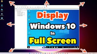 How to Display Windows 10 in Full Screen on VMWare Workstation  Install VMware Tools [upl. by Euqinotna553]