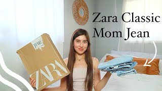 Zara Mom Jeans  Try On and Review [upl. by Gilus736]