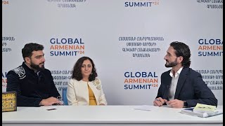 Global Armenian Summit Interview with Hayk Yeranosyan amp Sirarpi Leraneh Khojabaghyan [upl. by Nolava]