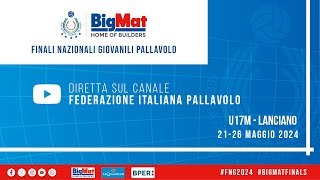 🔴BIGMAT FINALI NAZIONALI GIOVANILI U17M n°gara 421 TONOLI NYFIL MONTICHIARI vs HYDROS VS ARPINO CE [upl. by Averyl]