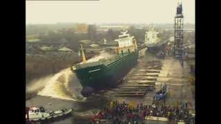 Launching  Tewaterlating Ms Bornholm [upl. by Moriah]