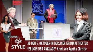 Zeugin der Anklage ab den 5 Oktober im Berliner Kriminal Theater [upl. by Synn]