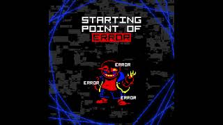 Error sans theme cover STARTING POINT OF ERROR [upl. by Ardeth409]