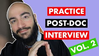 How To Answer Postdoc Interview Questions  Practice Answering Postdoc Interview Questions [upl. by Toffey299]