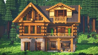 How to Build the Ultimate Spruce Mansion  Interior in Minecraft • Tutorial [upl. by Imekawulo129]