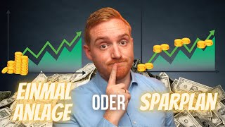 ETF Einmalanlage oder Sparplan  Mythos Cost Average Effekt [upl. by Tnairb]