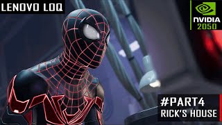 SPIDERMAN MILES MORALES 🕷️ 4 RICKS HOUSE  LENOVO LOQ NVIDIA 2050  spidermanspiderman2 [upl. by Isidor987]