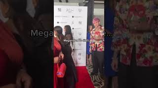 MGK whispering to Megan Fox on the red carpet  mgk meganfox machinegunkelly redcarpet [upl. by Ynos]