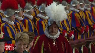 6 May 2024 Holy Mass Pontifical Swiss Guard Swearingin  Cardinal Pietro Parolin [upl. by Tesil99]