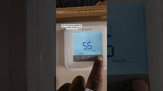 Setting minimum and maximum temperature on the thermostat hvac airconditioner thermostat money [upl. by Sabah]