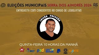 EntrevistaAoVivo Candidatos a Vereador  Serra dos Aimorés Quintafeira [upl. by Maze]