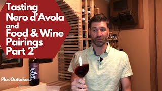 Tasting Nero dAvola and Food amp Wine Pairings Part 2 Wine 31 of 52 [upl. by Eiramanig]