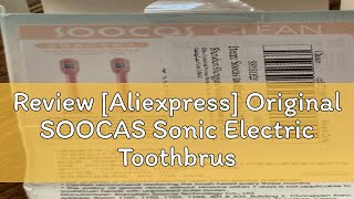 Review Aliexpress Original SOOCAS Sonic Electric Toothbrush Heads Replacement SOOCAS X1 X3 X3U X [upl. by Lorri214]