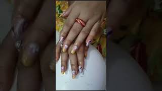 Nail extension tamil bollywood music craft [upl. by Ahsinit]