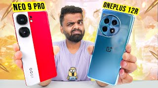 iQOO Neo 9 Pro VS OnePlus 12R Gaming Comparison 🔥90 FPS King [upl. by Auop]