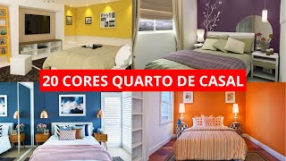 20 IDEIAS DE CORES PARA QUARTO DE CASAL 2024  Cores de quarto de casal 2024 [upl. by Ecitsuj729]