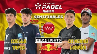 👒 𝗖𝗢𝗘𝗟𝗟𝗢𝗧𝗔𝗣𝗜𝗔 vs 𝗗𝗜 𝗡𝗘𝗡𝗡𝗢𝗟𝗘𝗕𝗥Ó𝗡 🎾【 RESUMEN  Semifinales PREMIER PADEL Madrid P1 2024 HIGHLIGHTS 】 [upl. by Ocnarfnaig]