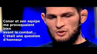 Interview exclusive de Khabib où il explique tout  en français [upl. by Anual292]