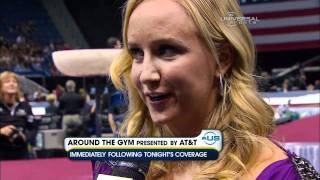 Nastia Liukin Interview  2010 Visa Championships  Women  Day 1 [upl. by Alexi]