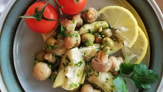 Artichoke Salad Vegan healthy easy to make amp glutenfree [upl. by Norel570]