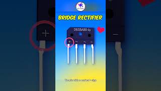 How Bridge Rectifier Works bridgerectifier rectifier electronics ytshorts [upl. by Anthia]